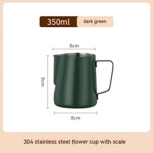 Load image into Gallery viewer, Stainless Steel Pitcher- Pointed Thickened Frothing Pitcher
