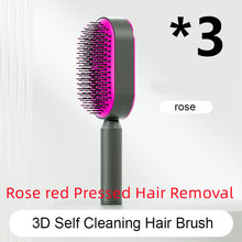 Load image into Gallery viewer, Self Cleaning Hair Brush For Women
