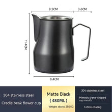 Load image into Gallery viewer, Stainless Steel Pitcher- Pointed Thickened Frothing Pitcher
