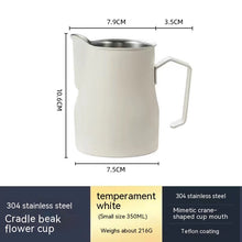 Load image into Gallery viewer, Stainless Steel Pitcher- Pointed Thickened Frothing Pitcher
