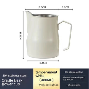 Stainless Steel Pitcher- Pointed Thickened Frothing Pitcher