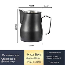 Load image into Gallery viewer, Stainless Steel Pitcher- Pointed Thickened Frothing Pitcher
