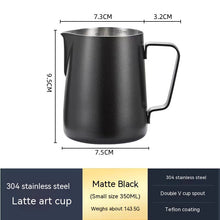 Load image into Gallery viewer, Stainless Steel Pitcher- Pointed Thickened Frothing Pitcher
