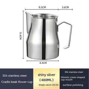 Stainless Steel Pitcher- Pointed Thickened Frothing Pitcher